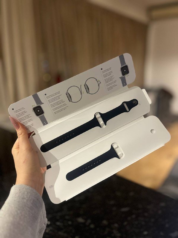 браслет для Apple Watch 44mm black sport band