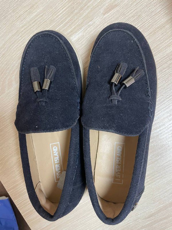 Новые мужские туфли мокасины черные 2