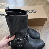 HUGO biker boots, Topshop biker boots 9