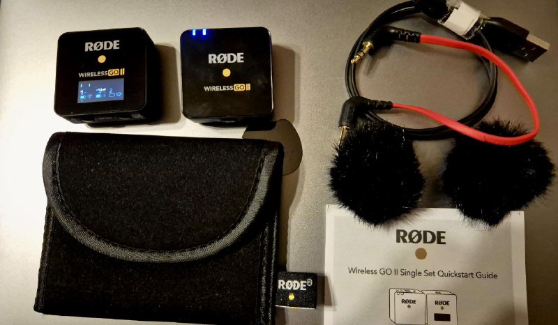 Rode Wireless GO II transmitter receiver set