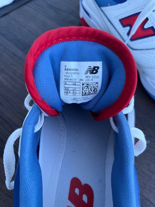 Кроссовки New Balance 550 мужские размер 42.5 EU 4