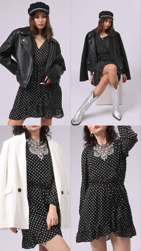 Красный жакет, шляпа, кожанка Reserved, платье Reserved, ожерелье 3