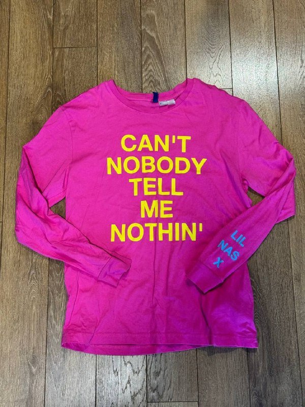 Лонгслив Lil Nas X коллаборация H&M Канье Уэст L