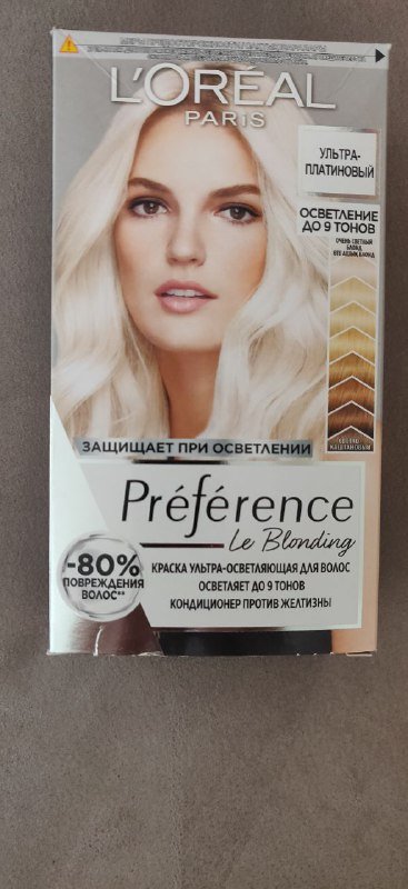 Ультра-осветляющая краска для волос Preference L'Oréal 2 упаковки