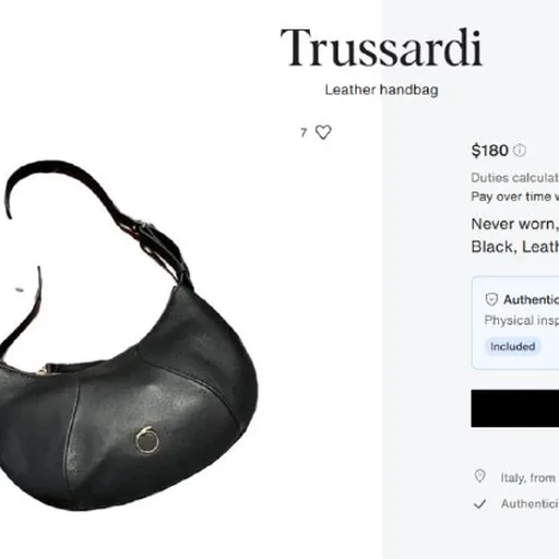 Original Trussardi leather handbag