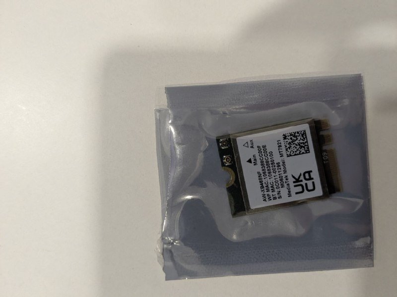 Оперативная память DDR5 2x8GB, Wi-Fi Bluetooth адаптер MT7921 2