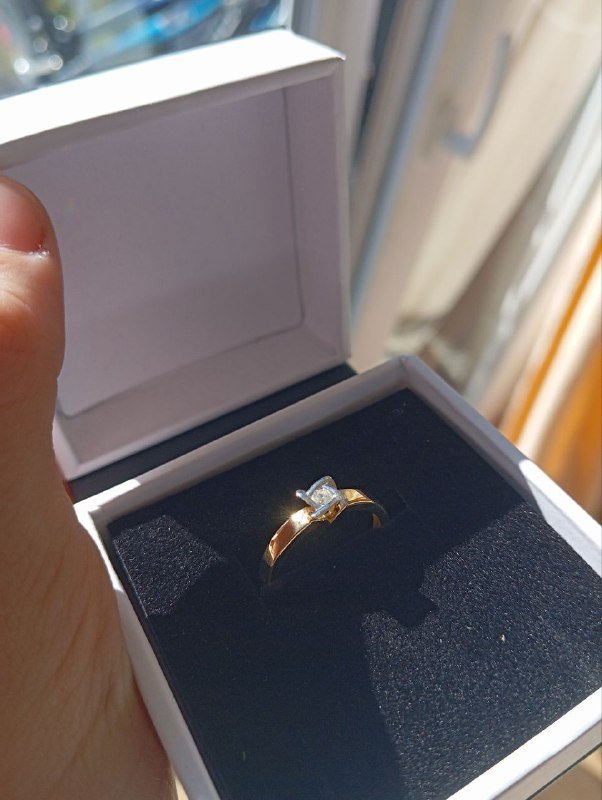 золотое кольцо 2 г размер 17 в подарочной упаковке 5