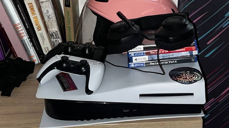 ps5 500gb дисковая с играми и аксессуарами