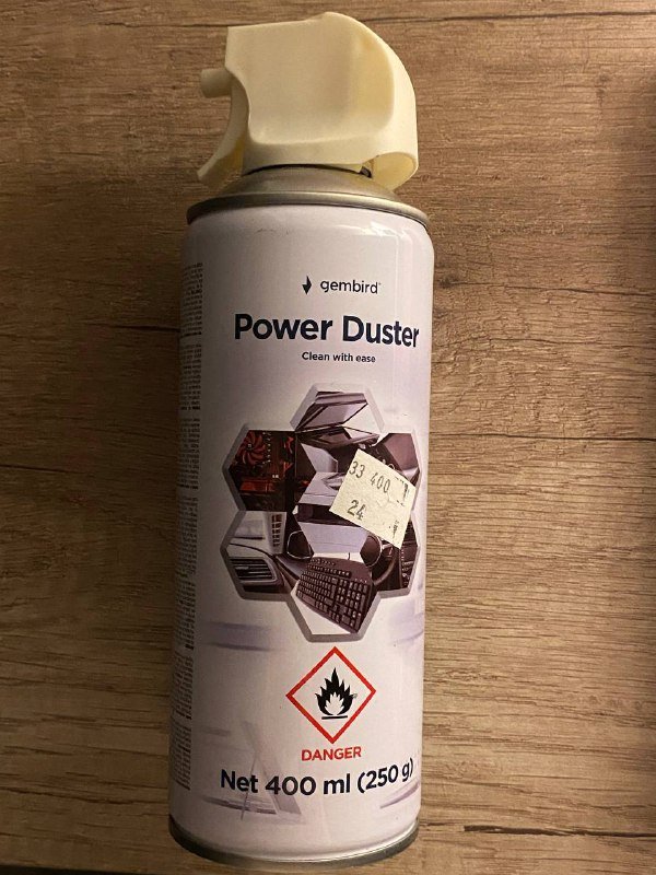 Сжатый воздух Power Duster для чистки техники