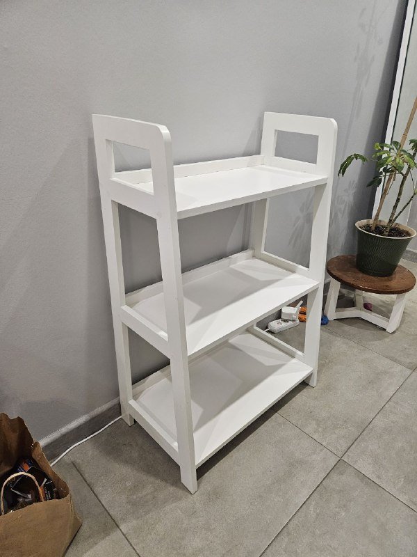 Стеллаж JYSK белый 3 полки 2