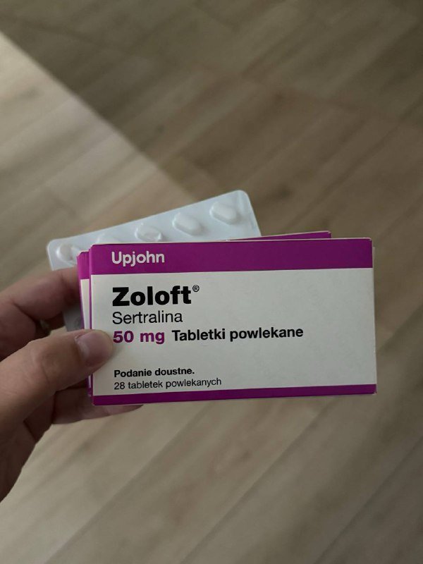 Zoloft сертралин таблетки 50 мг, 2 пачки и блистер