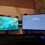 Игровой ПК, мониторы Odyssey G55A и Samsung F22T350FHI 1