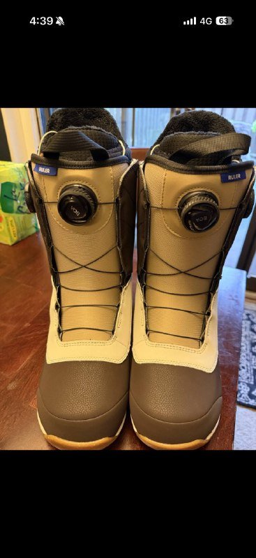 Burton Ruler Boa сноубордические ботинки коричневый/песочный, размер 11 6