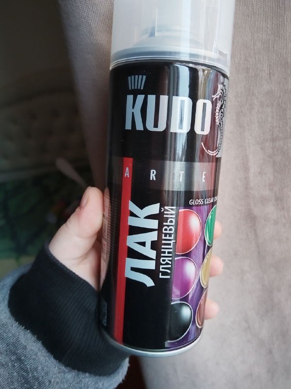 Лак акриловый глянцевый аэрозоль
