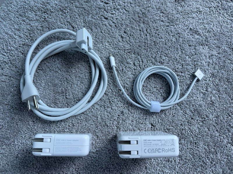 удлинитель для зарядок apple, зарядка apple 61W, кабель type-c-magsafe3, зарядка 96W type-c
