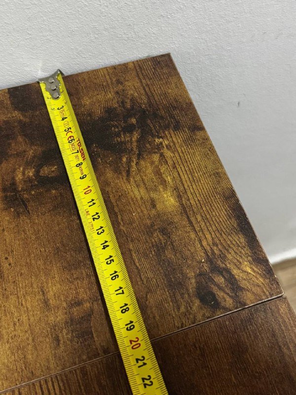 Стол 75 х 140 см инженерная доска темный орех 7