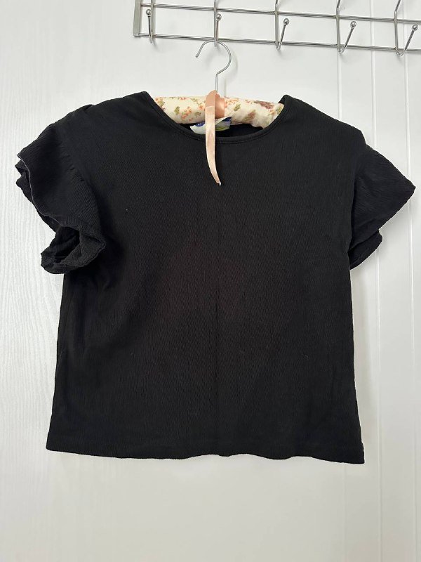 Топ SHEIN, топ Zara, черный топ 3