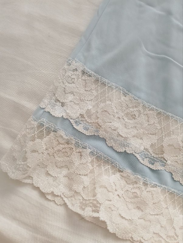 Красивая сорочка, размер S-M, капрон, кружево 4