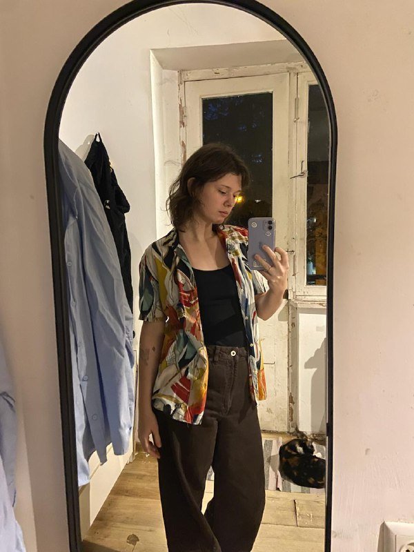 мужская унисекс рубашка Zara