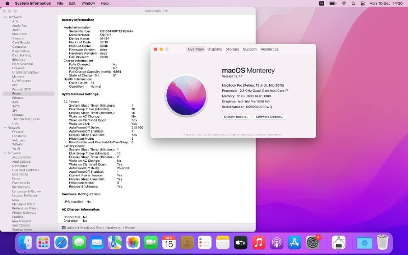 MacBook Pro 15" Mid 2015 i7 2.8GHz 16GB 1TB SSD 6