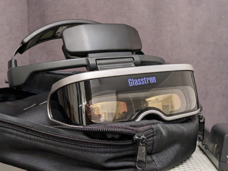 Голографические LCD-очки Sony Glasstron PLM-50 3