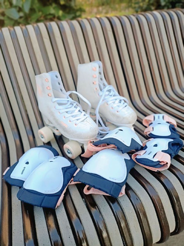 Ролики квaды OXELO размер 37 с экипировкой 3