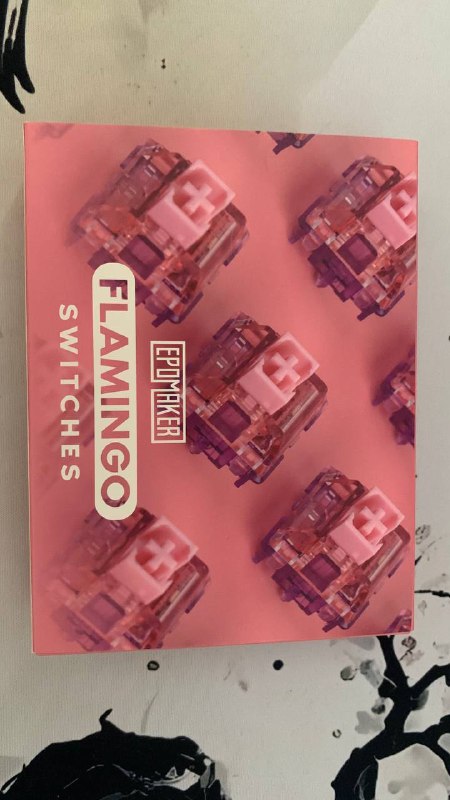 EPOMAKER Flamingo переключатели для клавиатуры