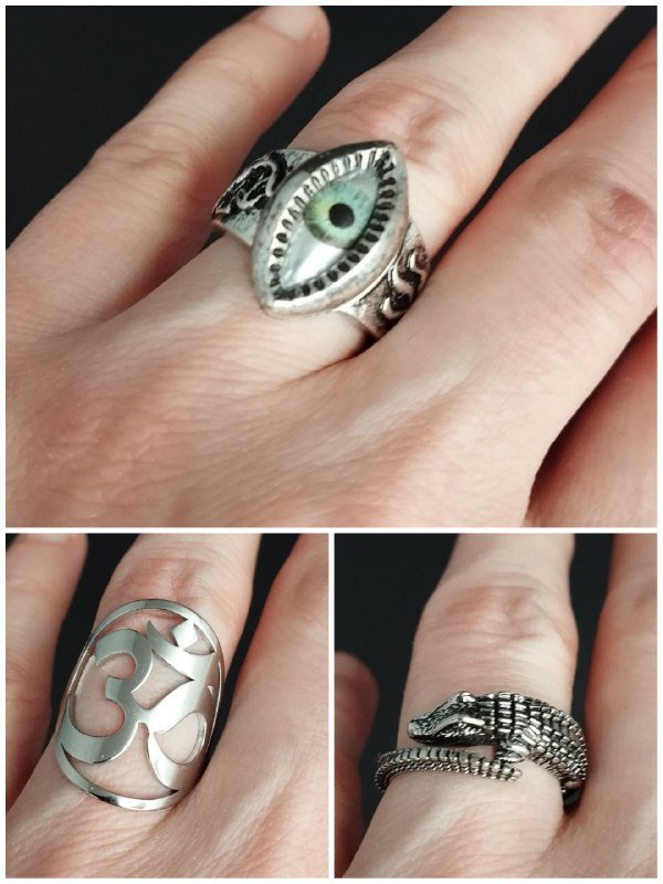 Кольца из бижутерного сплава 2