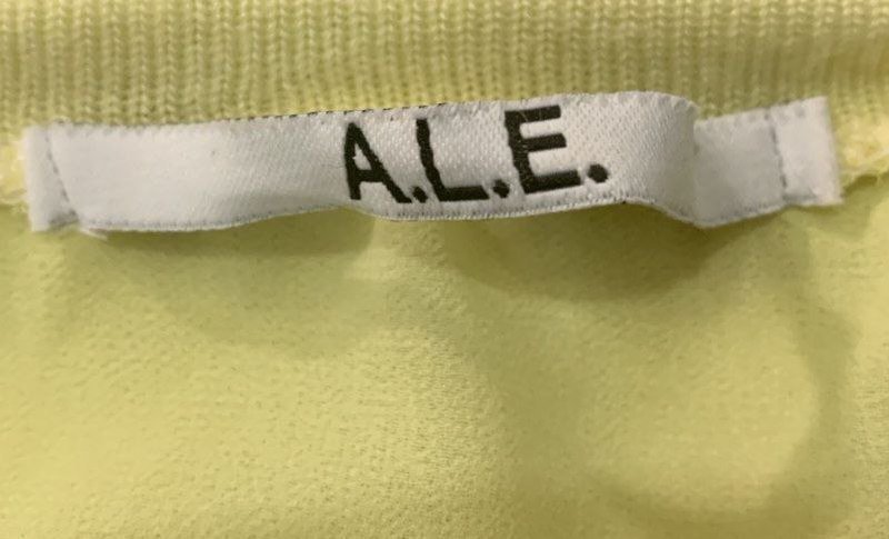 Блуза-пончо из хлопка ALE лимонная 3