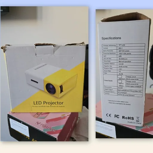 Мініпроєктор, миша Logitech G305, миша Dareu A950