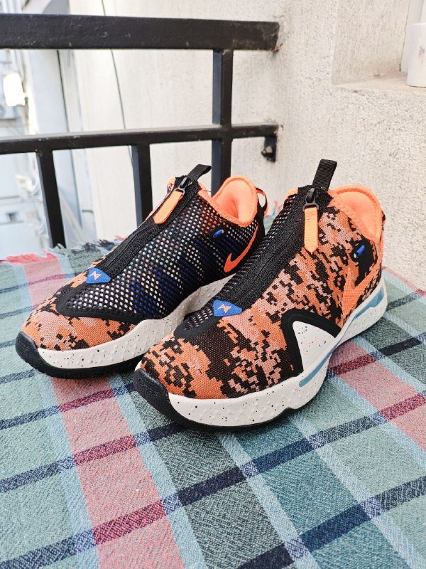 Кроссовки NIKE PG 4 Digi Camo Total Orange
