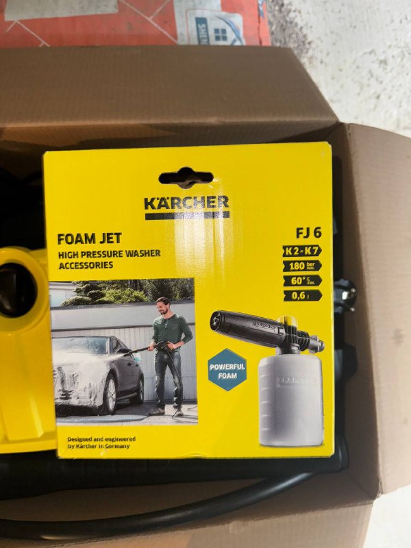 Минимойка Karcher с насадкой для пены 3