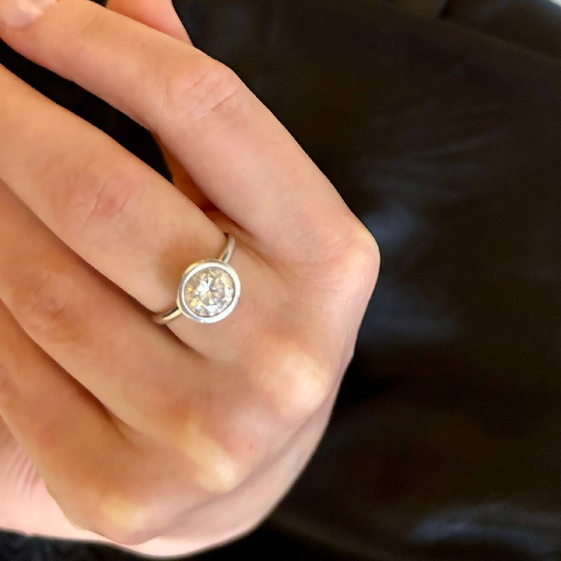 кольцо серебряное с цирконом, комплект серьги и подвеска Jenavi 3