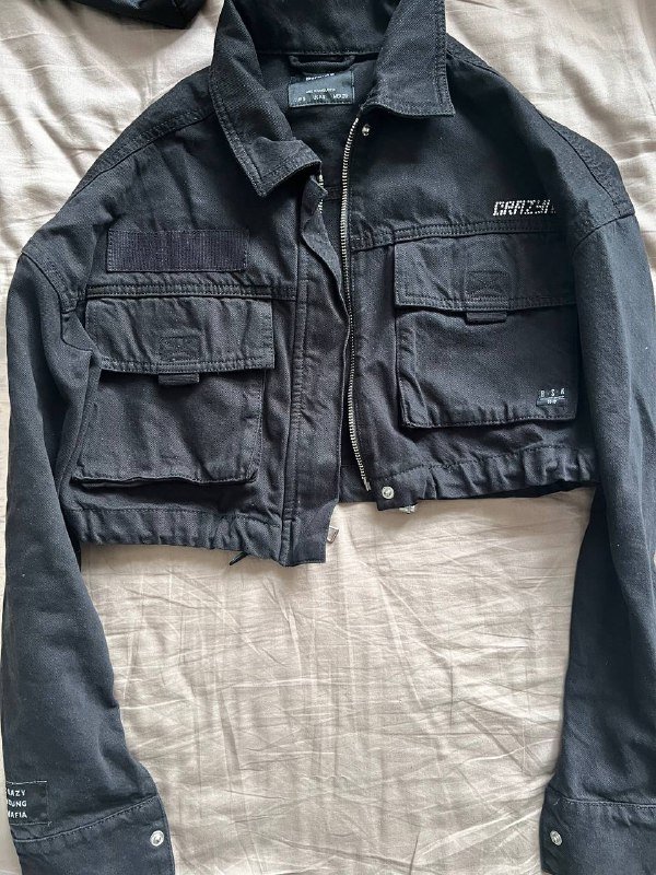 сумка для ноутбука, джинсовка укороченная 6