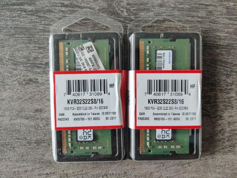 Оперативная память 2х16GB