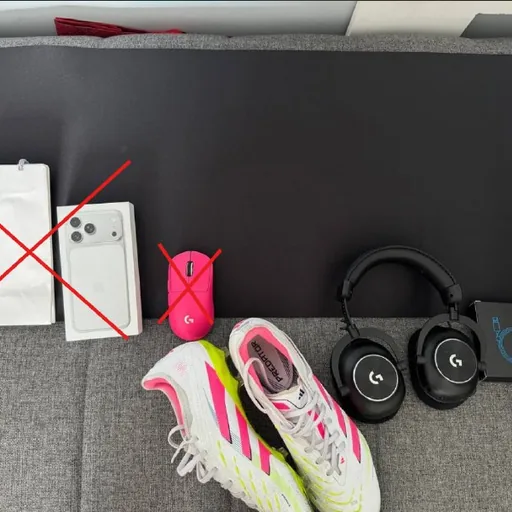 adidas Predator 24 Pro FG ბუცები, Logitech G Pro X 2 ყურსასმენები, Logitech G840 მაუსის ხალიჩა