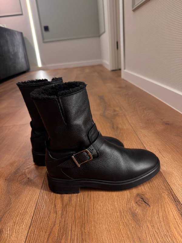 зимние кожаные сапоги Calvin Klein 3