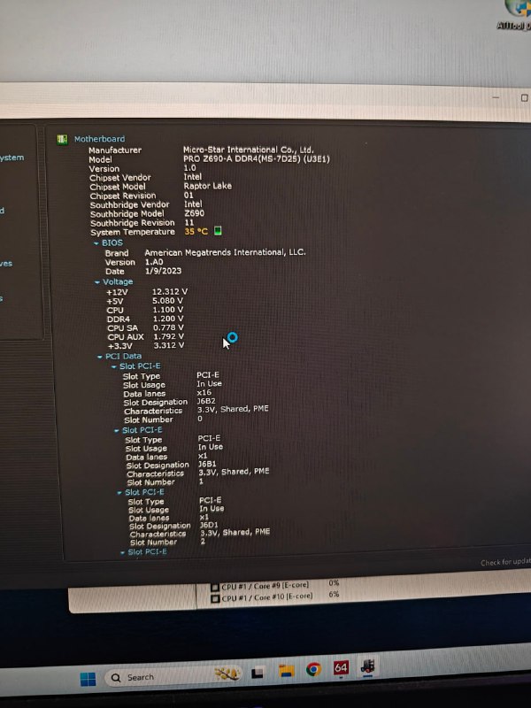 Материнская плата MSI Z690-A Pro DDR4 4