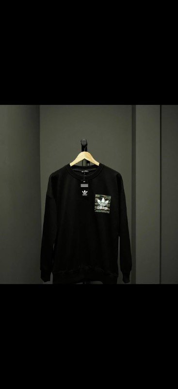 Черные свитшоты Adidas новые