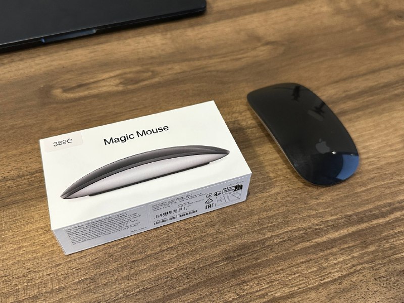 Мышка apple magic mouse black type-c
