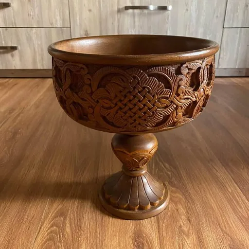 Wooden vase