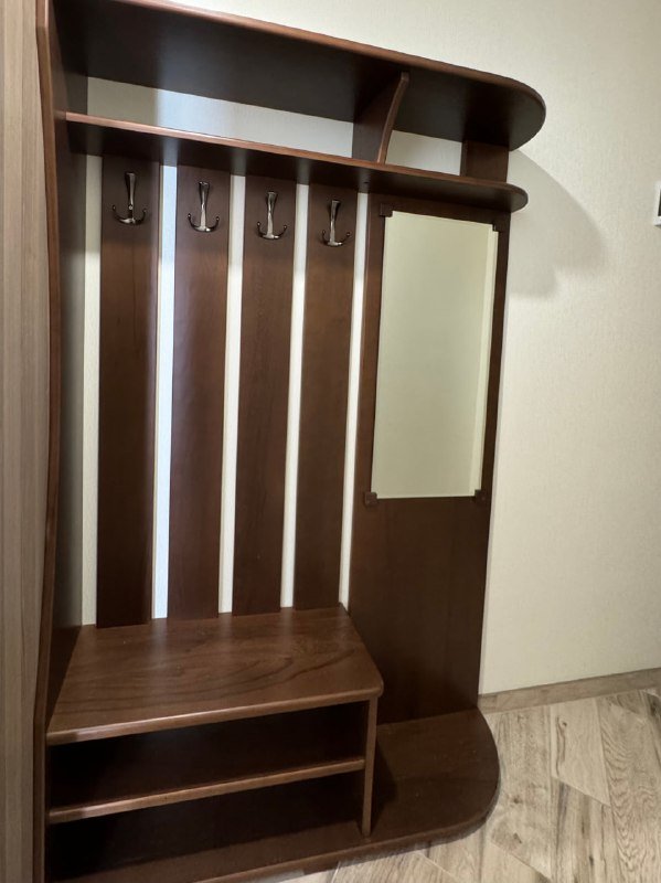 Прихожка с зеркалом, дерево бук