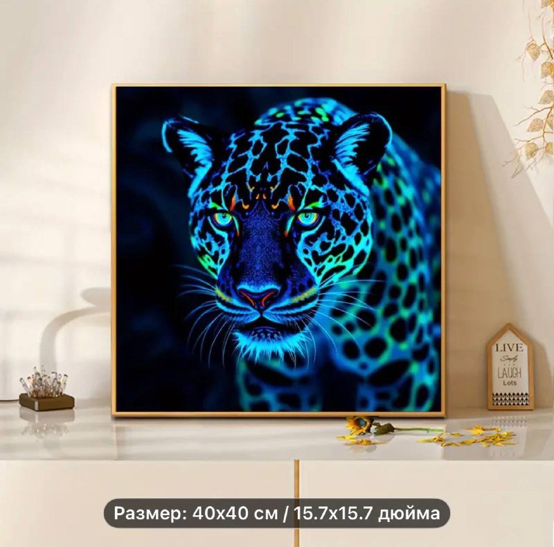 Набор для рукоделия алмазная живопись 40x40 2