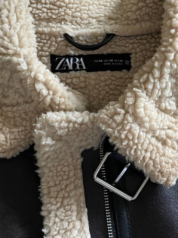 Кожанка Zara оверсайз xs/s 2