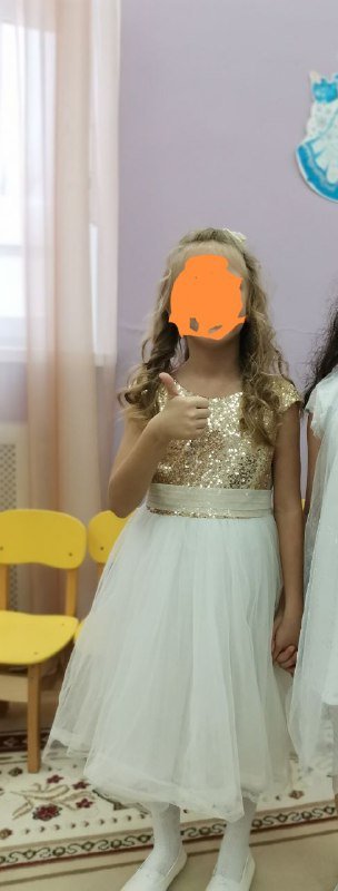 Праздничное платье для девочки размер 122-134