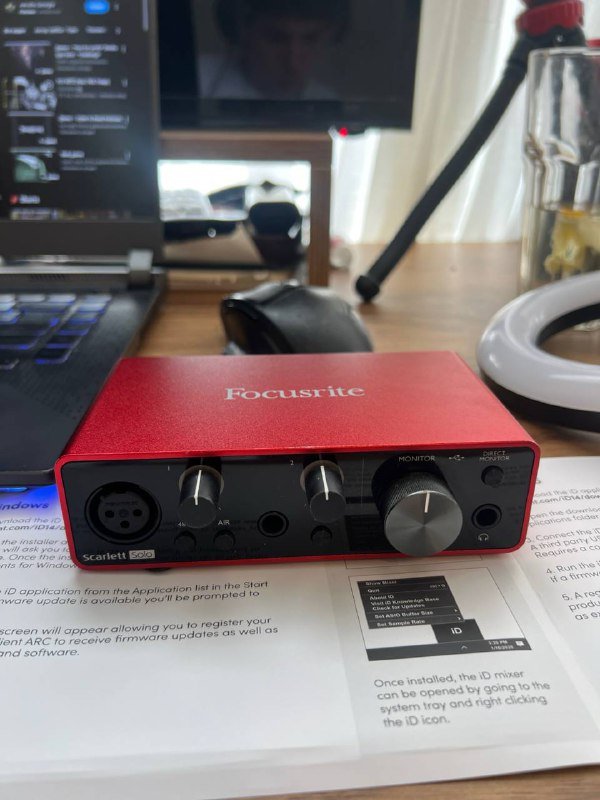 Звуковая карта Focusrite Scarlett Solo 3 gen