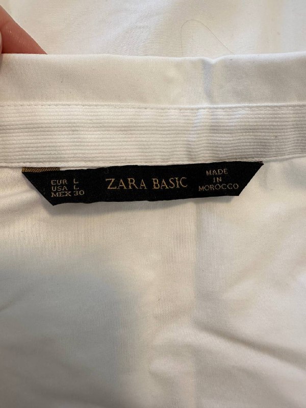 Белая рубашка Zara 6