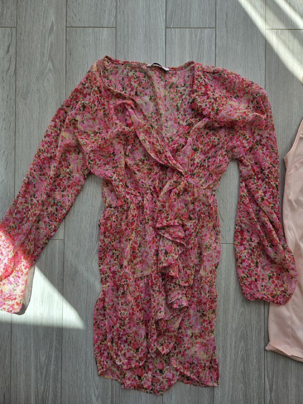 Платье шифоновое размер s-m с внутренним слоем 2