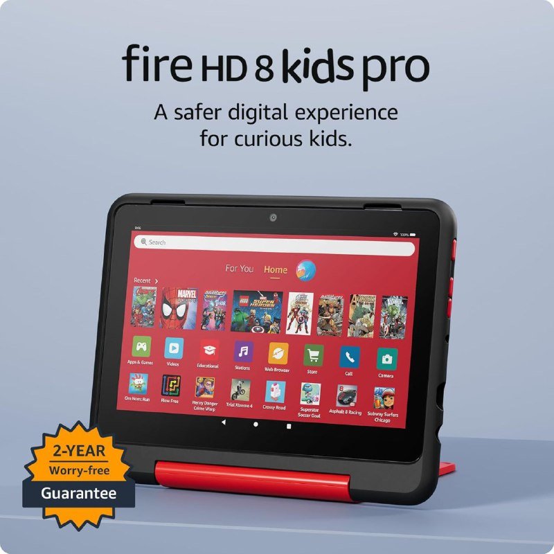 Amazon Fire HD 8 Kids Pro Marvel Avengers Edition планшет 3