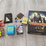 Набор настольных игр, календарь, зарядная станция, набор для вина 5